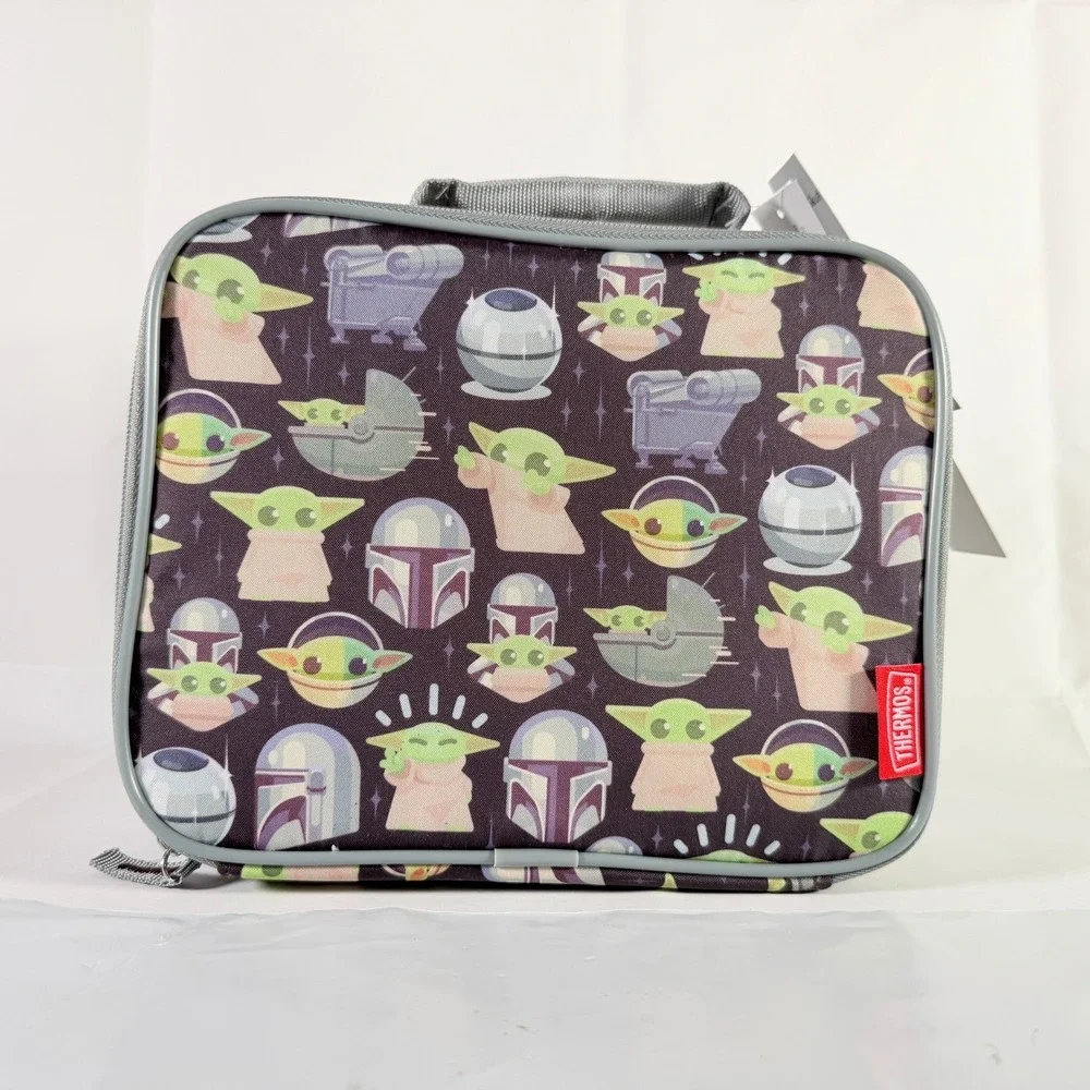 Thermos Kids Star Wars The Mandalorian Insulated Soft Lunch Box Kit New